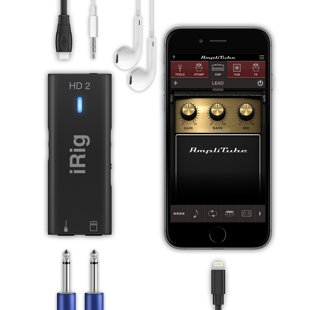 iRig HD 2 Guitar Interface for iOS, Mac and PC