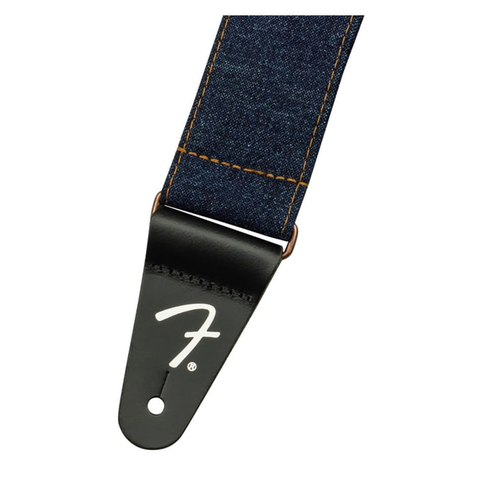 Fender X Wrangler Riveted Senim Strap Indigo-accessories-Fender-Hermes Music