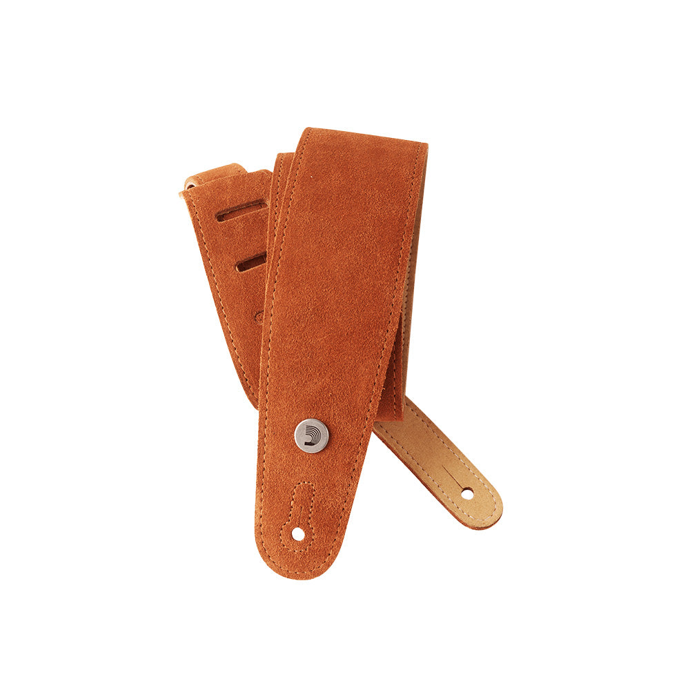 D'Addario 25SS02-DX Suede Honey Guitar Strap-Guitar Accessories-Daddario-Hermes Music