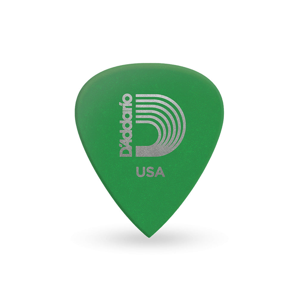 D'Addario Duralin Medium Gauge  Green Guitar Picks .85mm