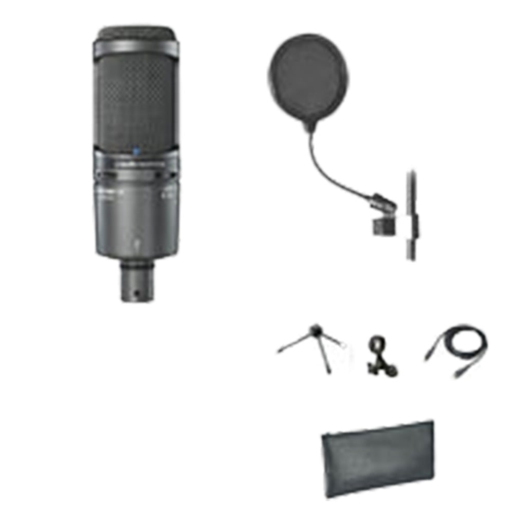 Audio Technica USB Condensor Studio Microphone Bundle-bundle-Hermes Music-Hermes Music