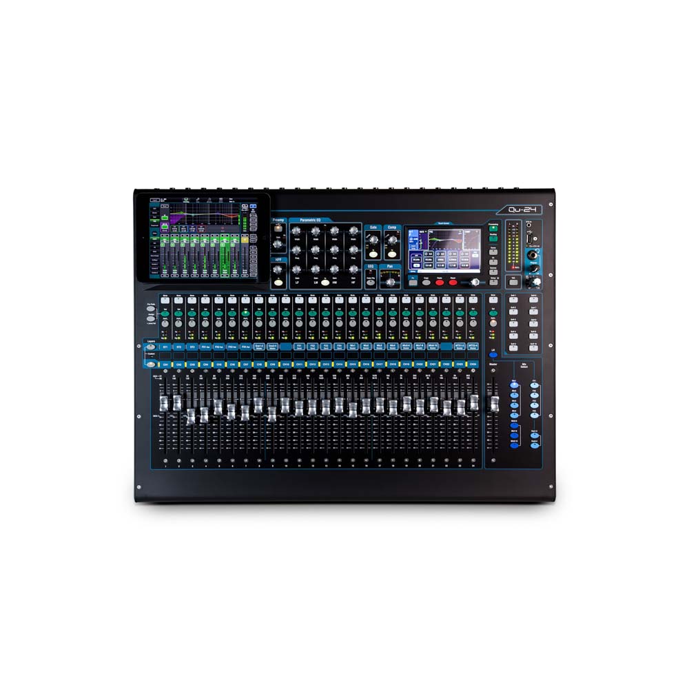 Allen & Heath QU-24 30-In/24-Out Digital Mixer-mixer-Allen & Heath- Hermes Music