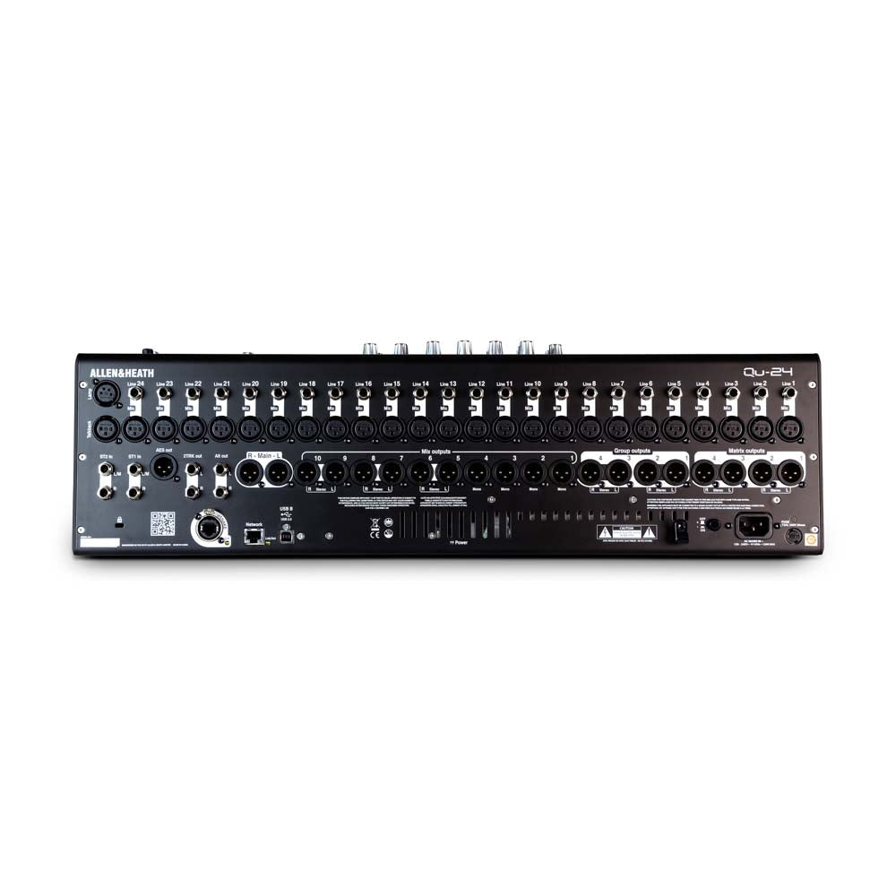 Allen & Heath QU-24 30-In/24-Out Digital Mixer-mixer-Allen & Heath- Hermes Music