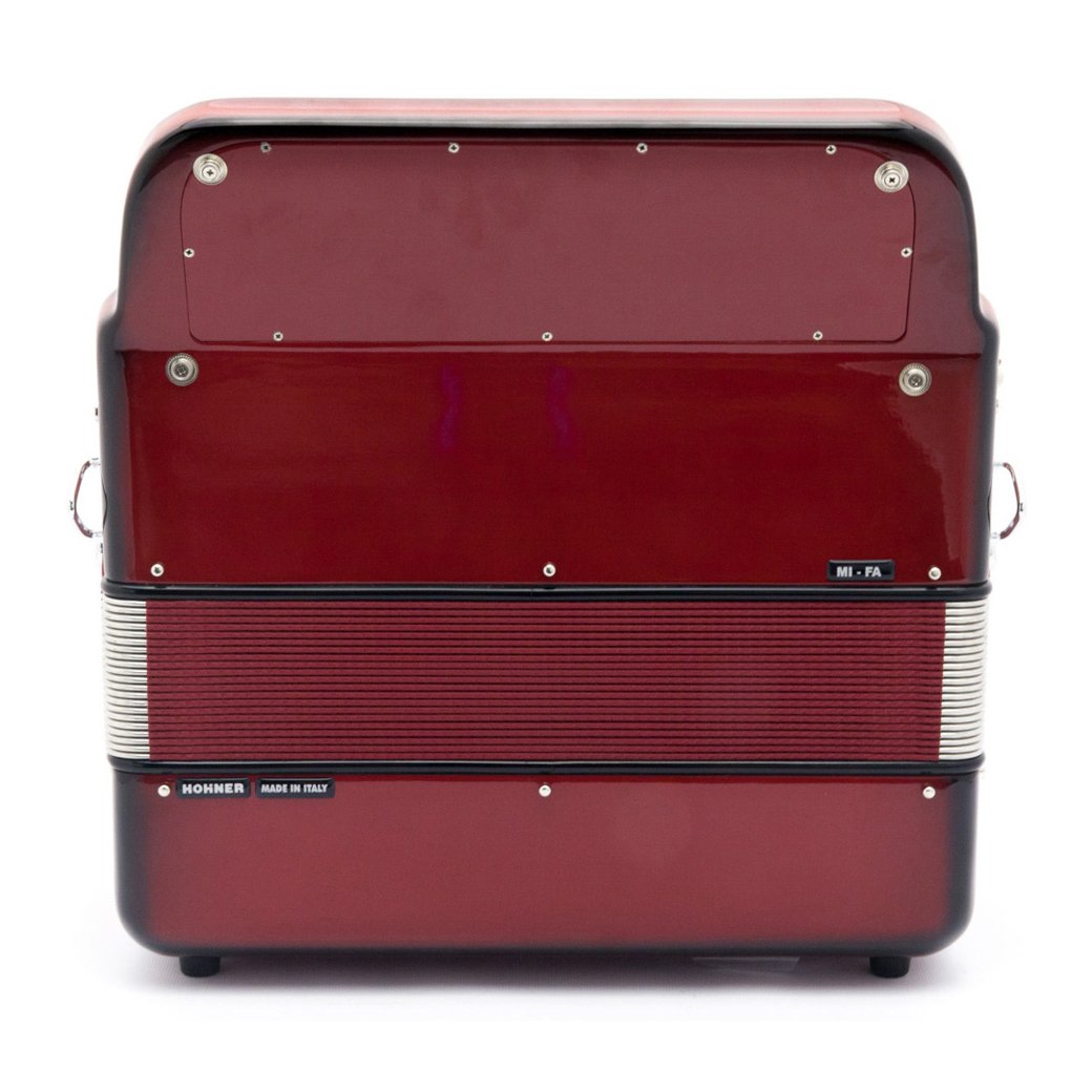 Anacleto Rey Aguila Accordion Compact 6 Switch FBE/GCF Ruby Red-Accordions & Concertinas-Anacleto- Hermes Music