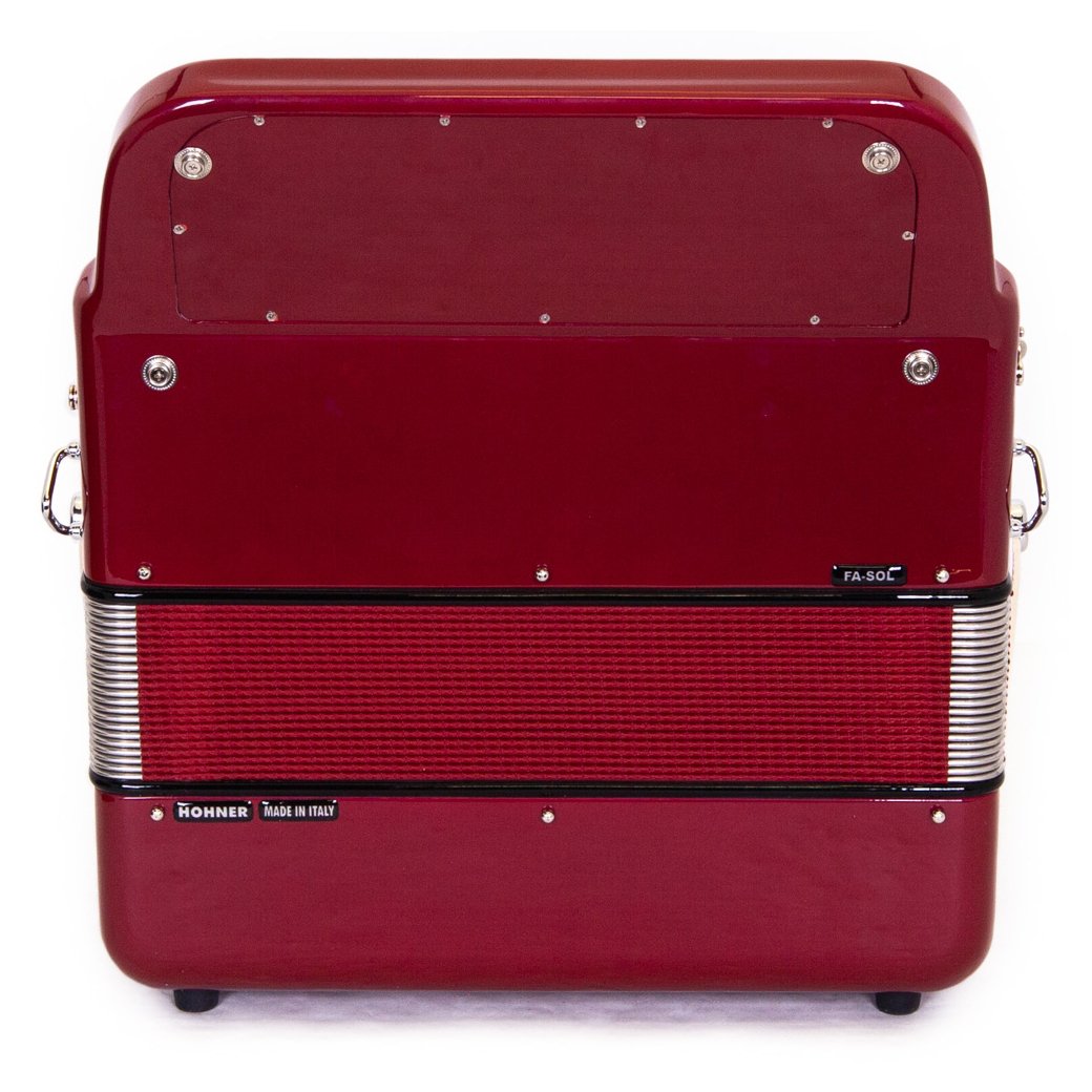 Anacleto Rey del Norte Accordion 6 Switch FBE/GCF Red Compact-accordion-Anacleto- Hermes Music