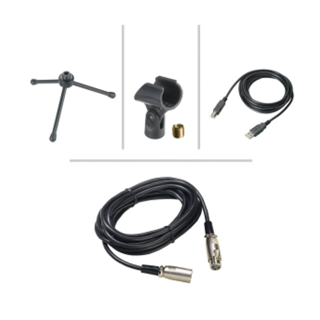 Audio Technica 2005 USB Streaming/Podcasting Bundle-microphone-Audio Technica- Hermes Music