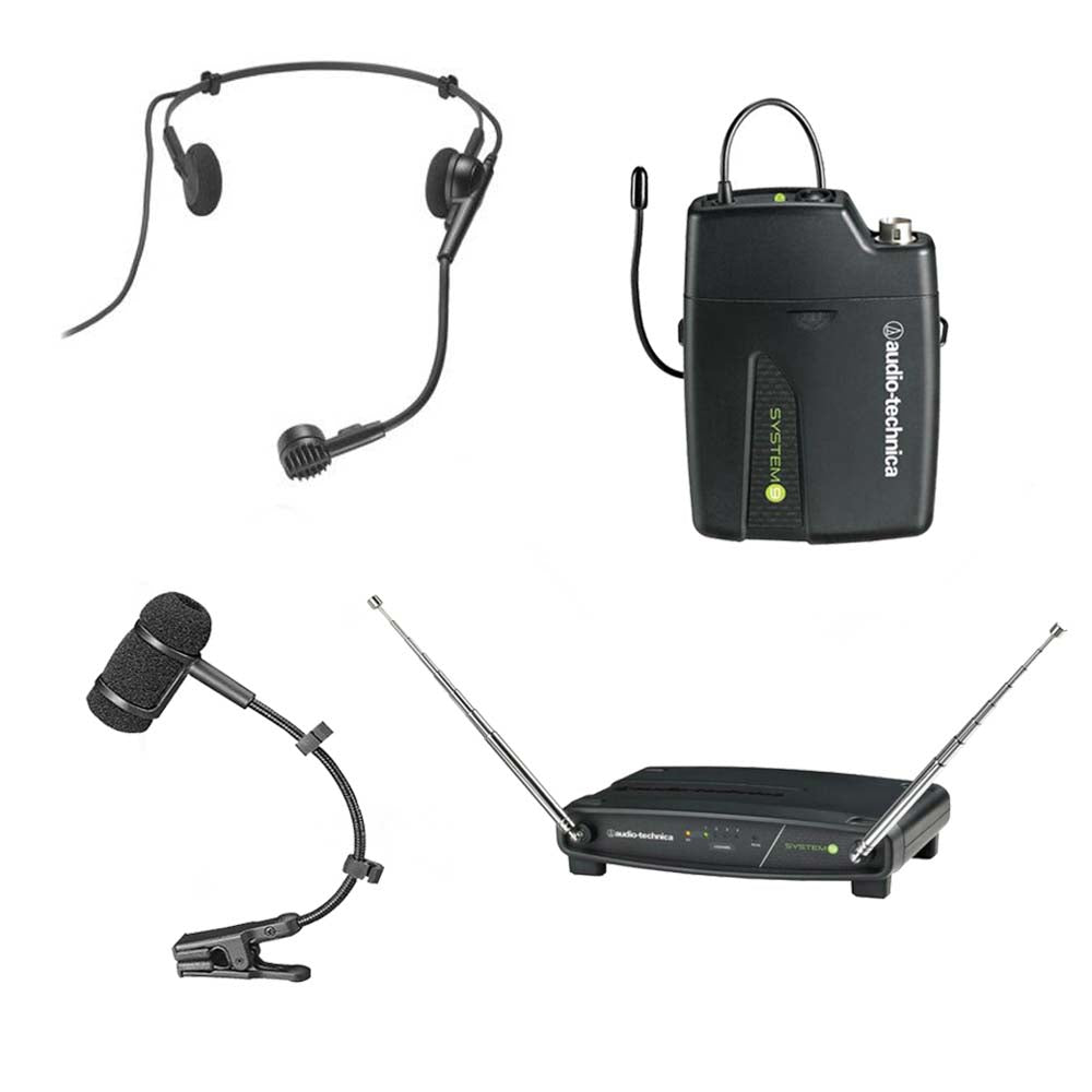 Audio Technica 901 Wireless Headworn Microphone System with Pro 35cW Mic-microphone-Audio Technica- Hermes Music