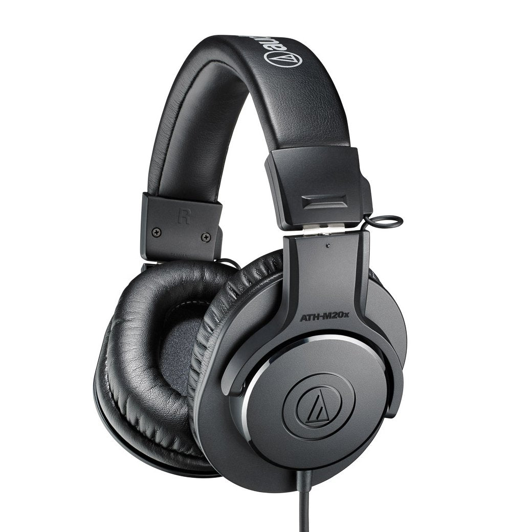 Audio Technica ATH-M20X Closed-Back Dynamic Monitor Headphones-headphones-Audio Technica- Hermes Music