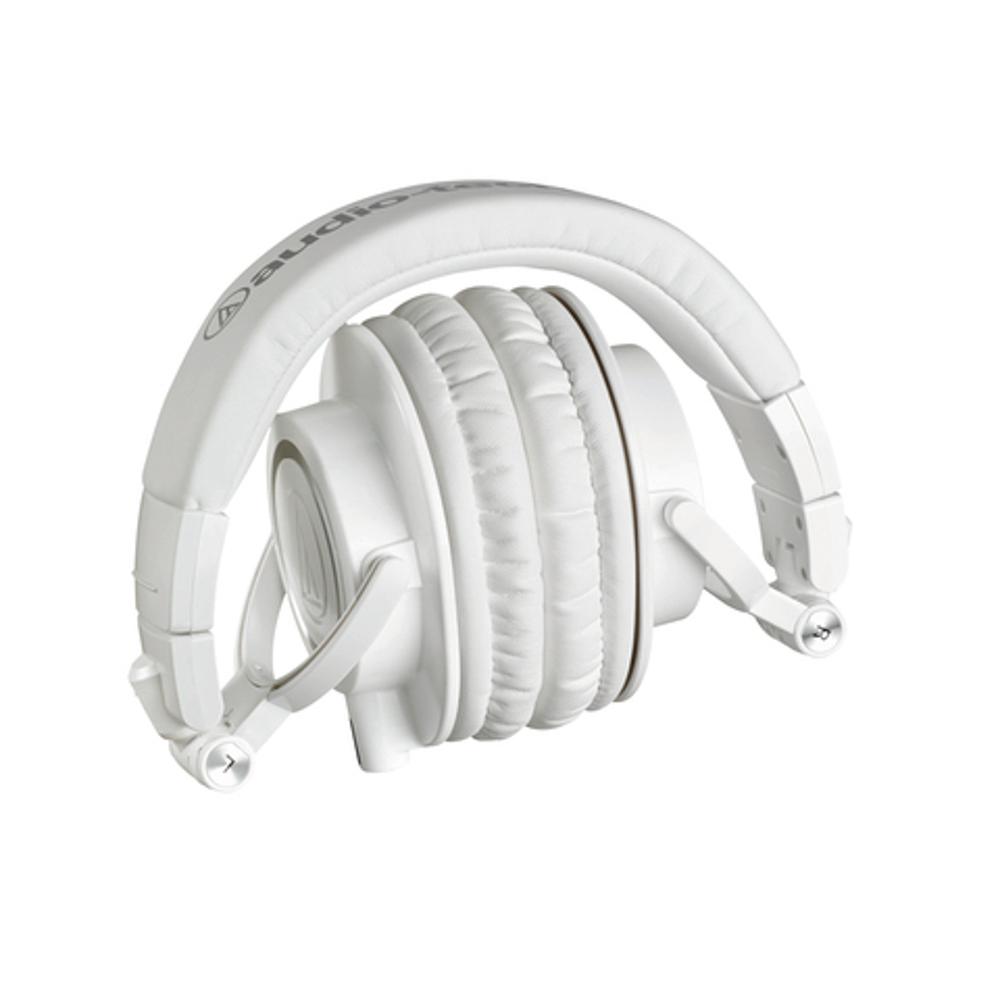 Audio Technica ATH-M50X Monitor Headphones with Disconnectable Cables - White-headphones-Audio Technica- Hermes Music