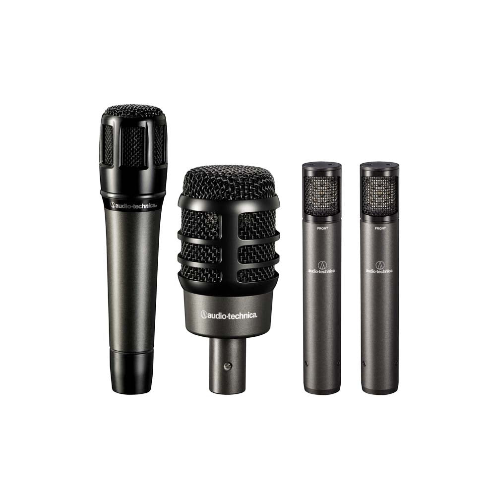 Audio Technica ATM-DRUM4 Drum Mic Pack-microphone-Audio Technica- Hermes Music