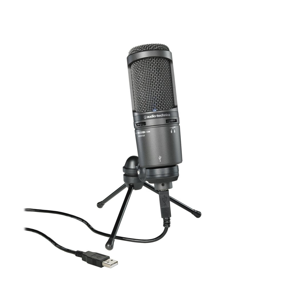 Audio Technica USB Condensor Studio Microphone Bundle-bundle-Hermes Music- Hermes Music