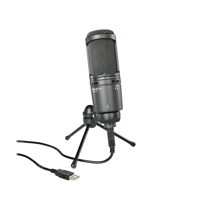 Audio Technica USB Microphone for Mobile w/ On Stage Holder Bundle-bundle-Hermes Music- Hermes Music