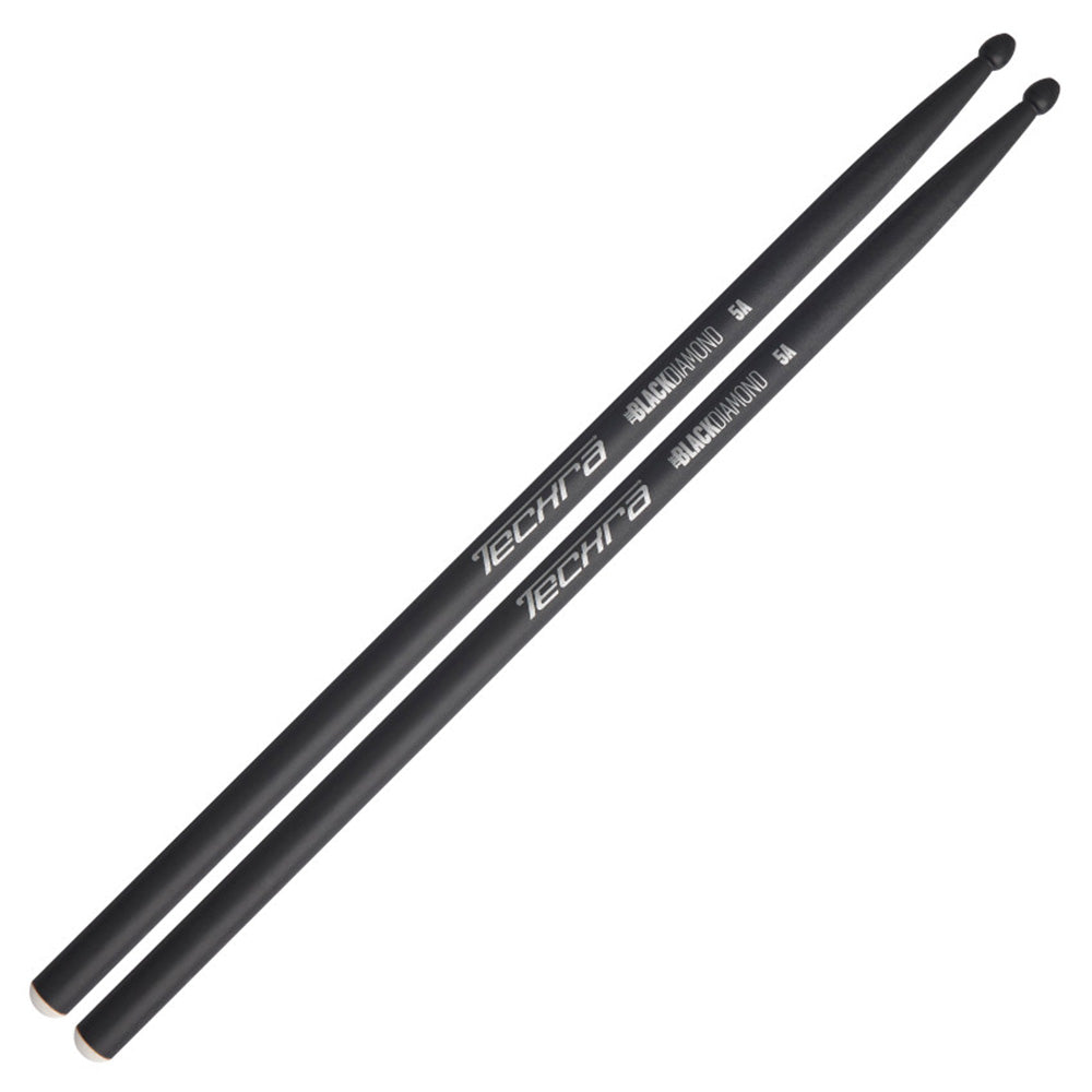 Techra BD5A Pairs The Black Diamond 5A-drum sticks-Techra-Hermes Music