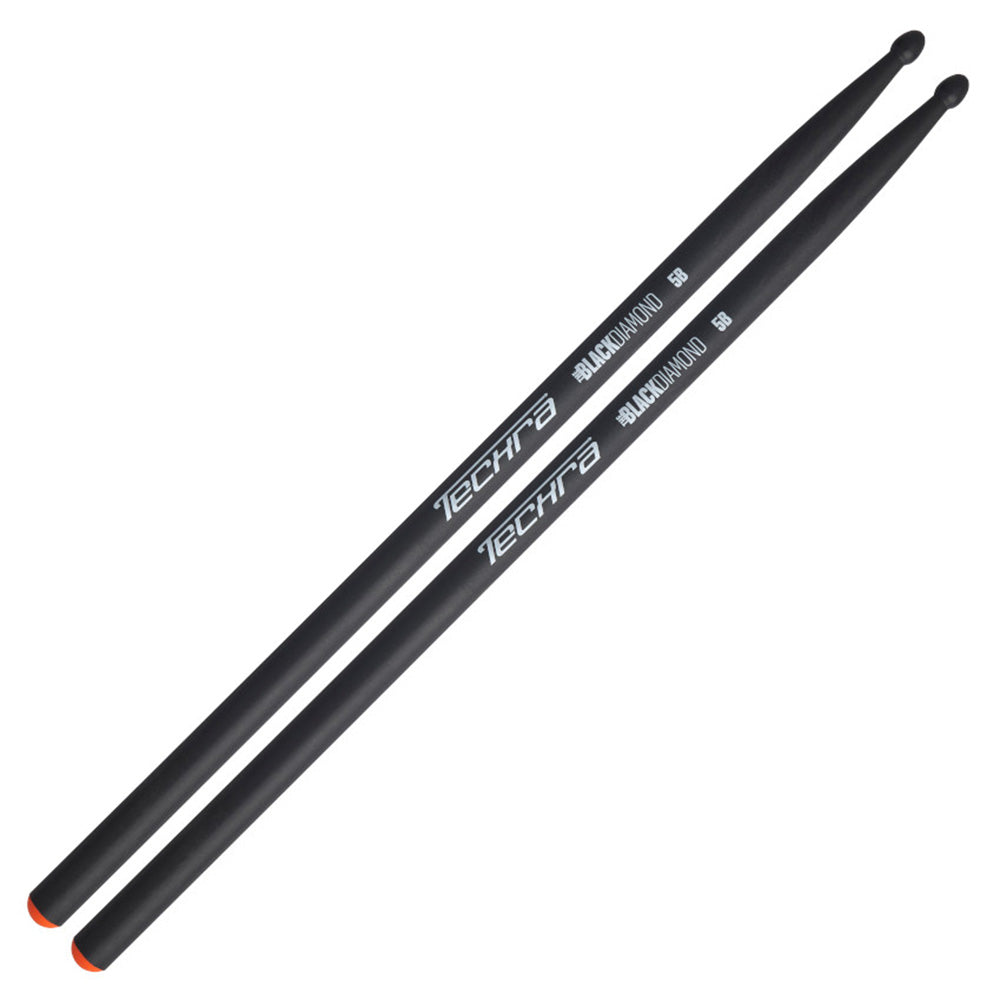 Techra BD5B Pairs The Black Diamond 5B-drum sticks-Techra-Hermes Music