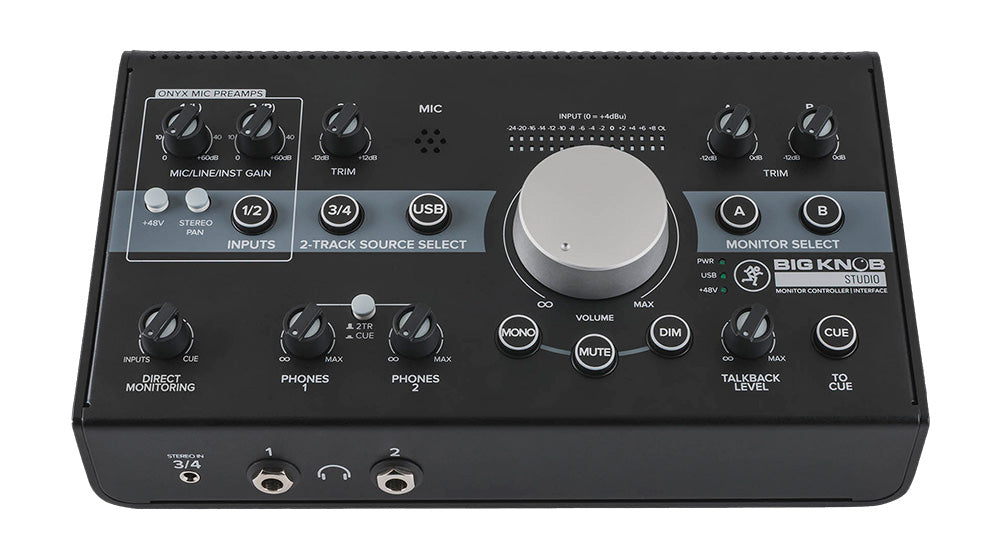 Mackie BIG KNOB STUDIO Monitor Controller & Interface-Mackie-Hermes Music