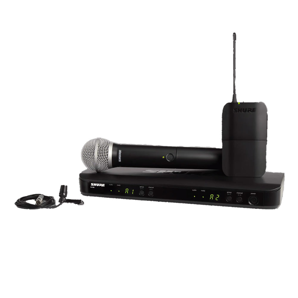 Shure BLX1288/CVL Wireless Microphone System-wireless system-Shure-Hermes Music