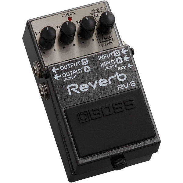 Boss RV-6 Reverb-pedal-Boss- Hermes Music