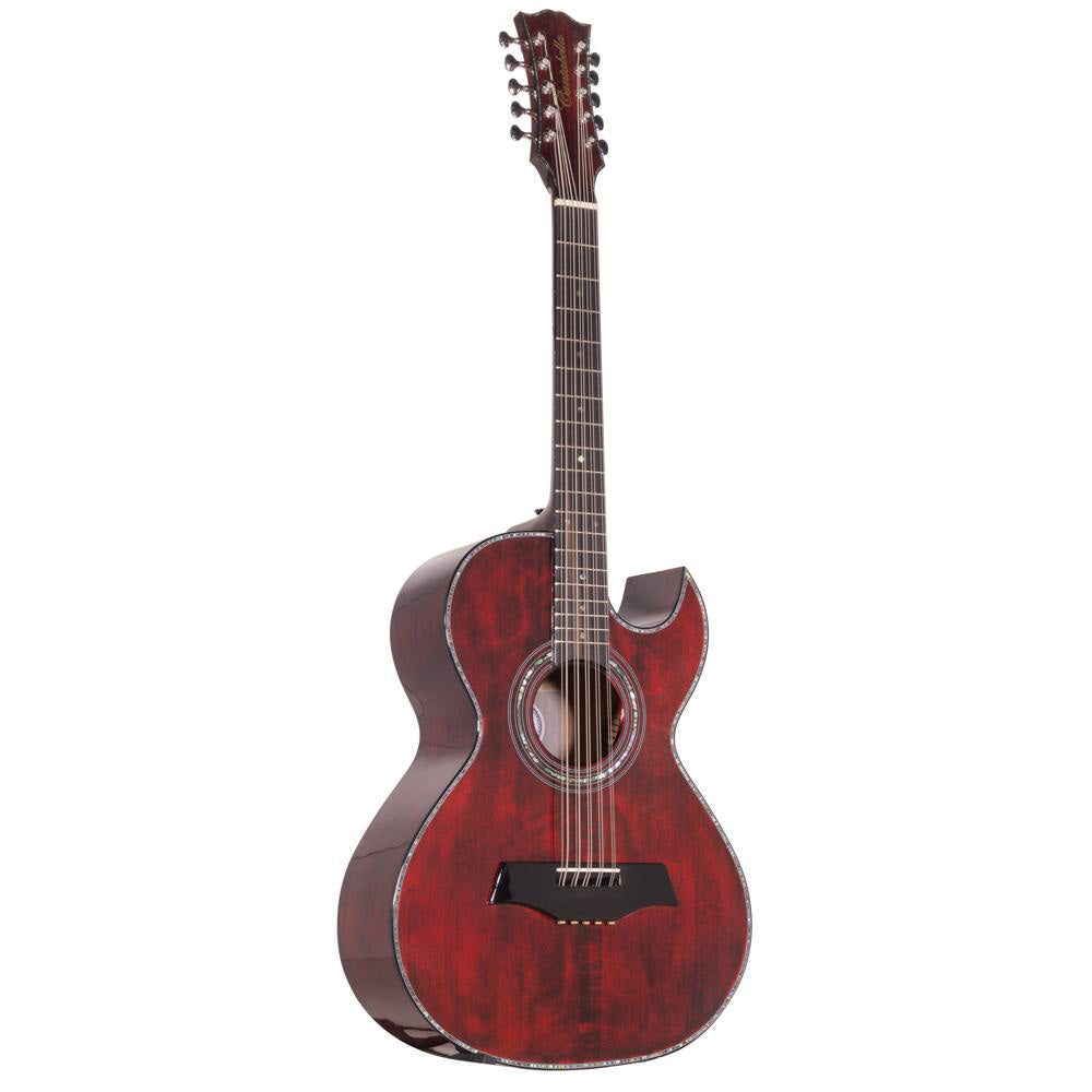 Cantabella Bajo Quinto Pinabete Wood in Red Mango