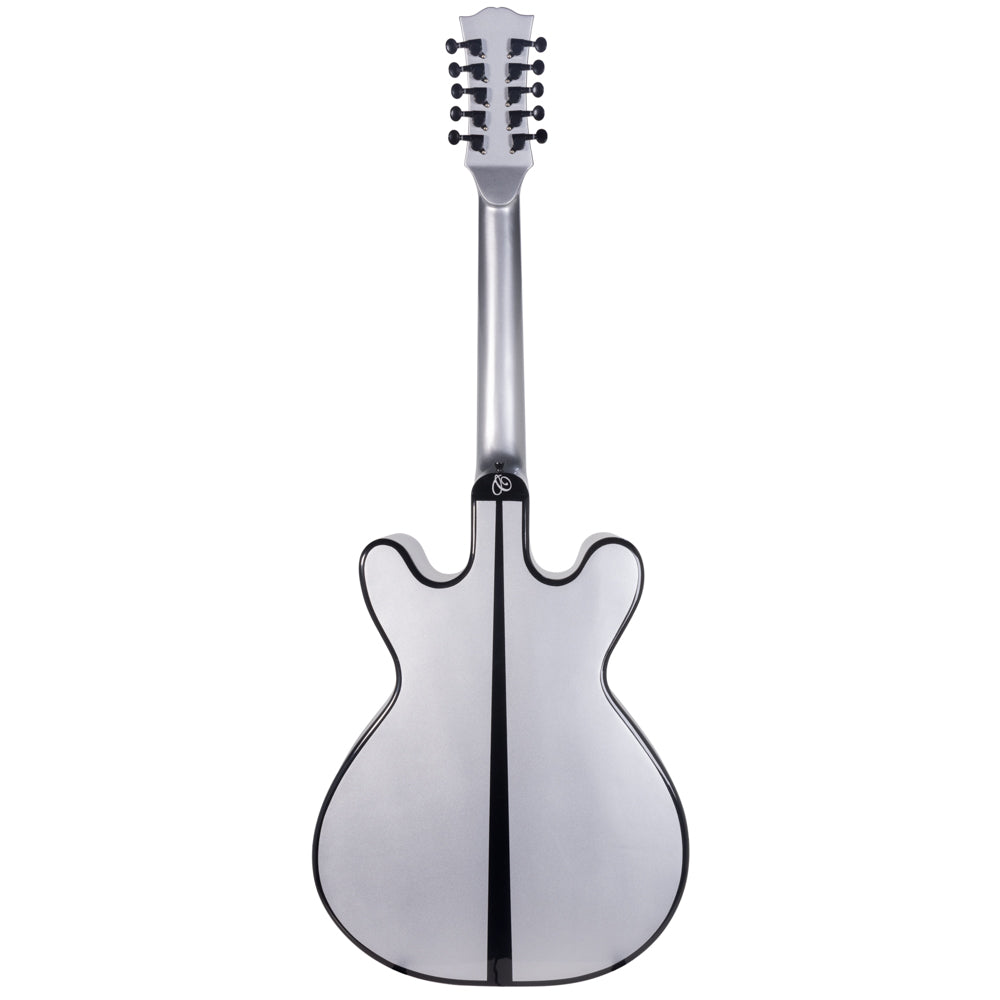 Cantabella Bajo Quinto Maple Top Gray with Black Binding with Case and Accessories-bajo quinto-Cantabella- Hermes Music