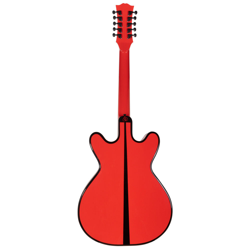 Cantabella Bajo Quinto Maple Top Red with Black Lining with Case and Accessories-bajo quinto-Cantabella- Hermes Music