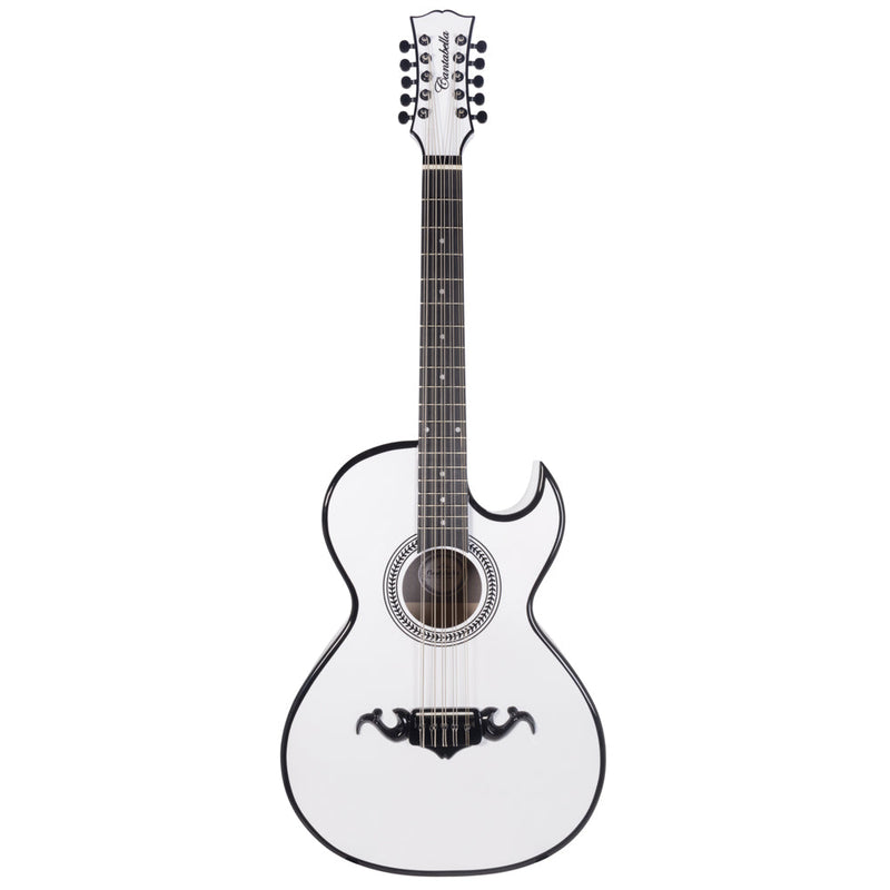 Cantabella Bajo Quinto Maple Top White with Black Binding with Case and Accessories-bajo quinto-Cantabella- Hermes Music
