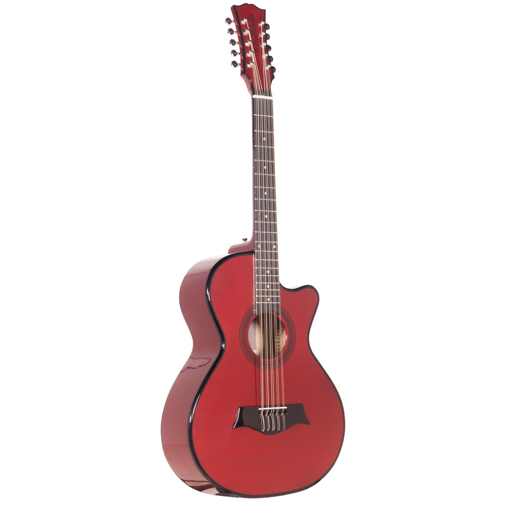 Cantabella Bajo Quinto Maple Wood in Red-Cantabella- Hermes Music