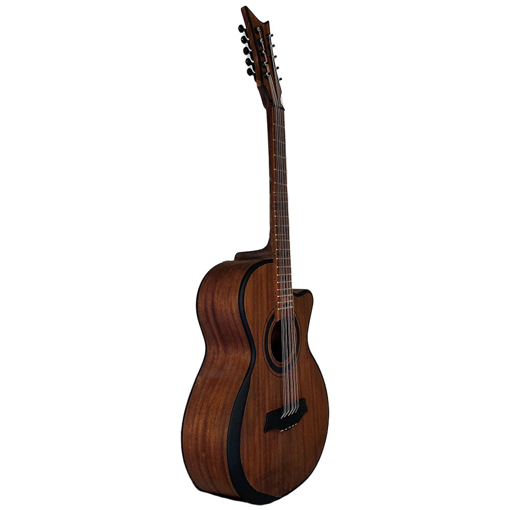 Cantabella Bajo Quinto Sapele Wood Matte Brown-bajo quinto-Cantabella- Hermes Music