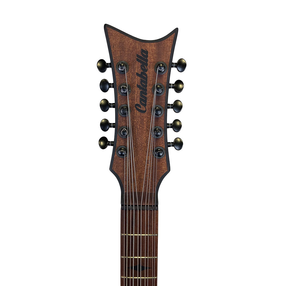 Cantabella Bajo Quinto Sapele Wood Matte Brown-bajo quinto-Cantabella- Hermes Music