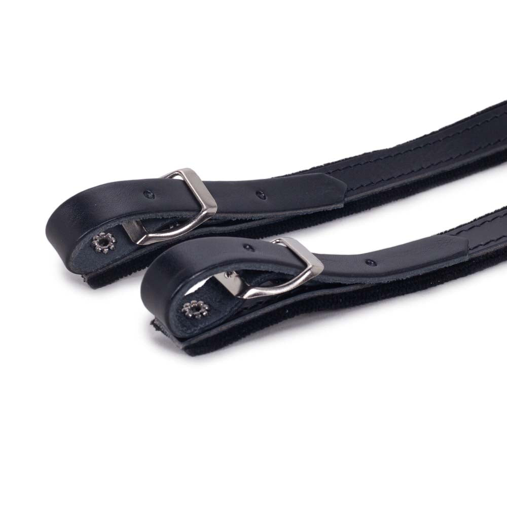 Cantabella Leather Accordion Straps Black with Tag Small 45mm-accessories-Cantabella- Hermes Music