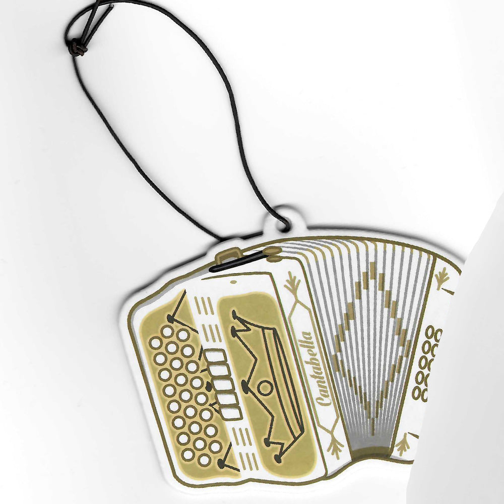 Cantabella Rey Accordion Air Freshener Artic Ice-Air Fresheners-Cantabella- Hermes Music