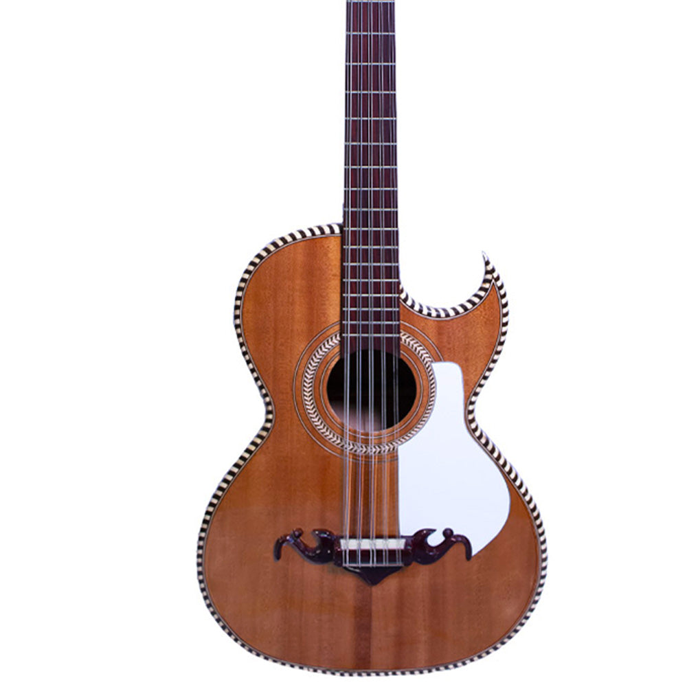 Cascabel Bajo Quinto Cedar Wood with White Mica-bajo quinto-Cascabel- Hermes Music