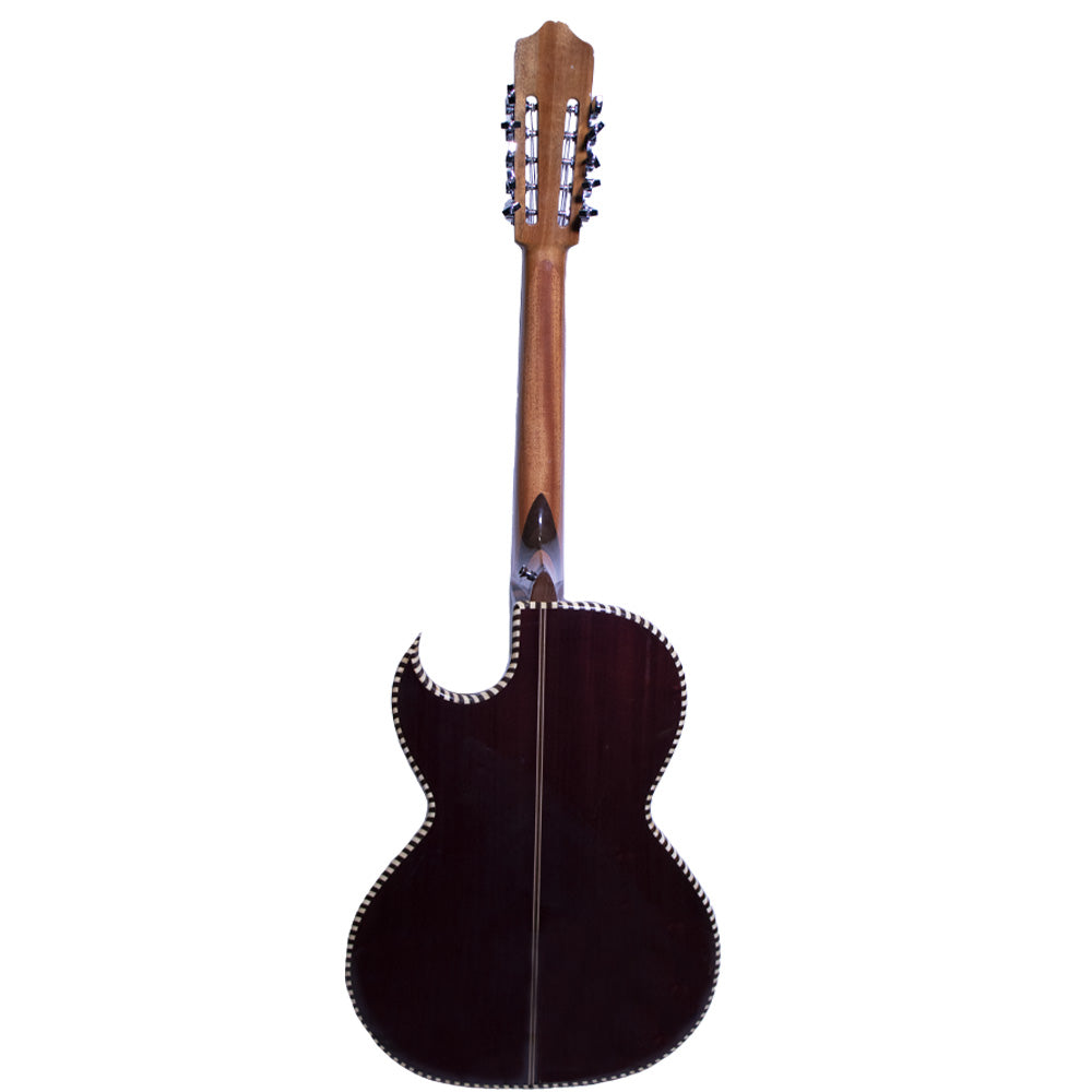 Cascabel Bajo Quinto Cedar Wood with White Mica-bajo quinto-Cascabel- Hermes Music