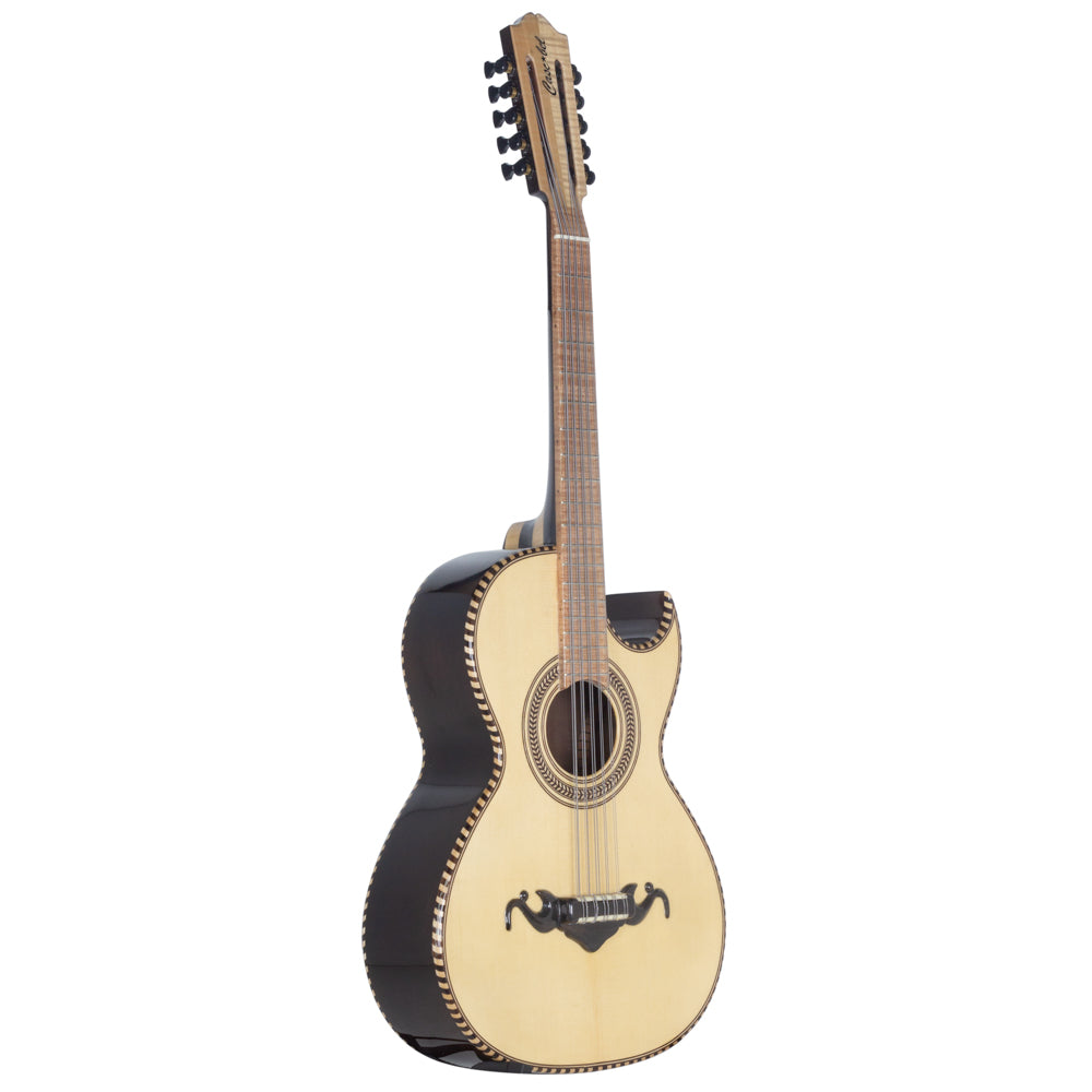 Cascabel Bajo Quinto Natural Brown Wood-Bajo Quinto-Cascabel- Hermes Music