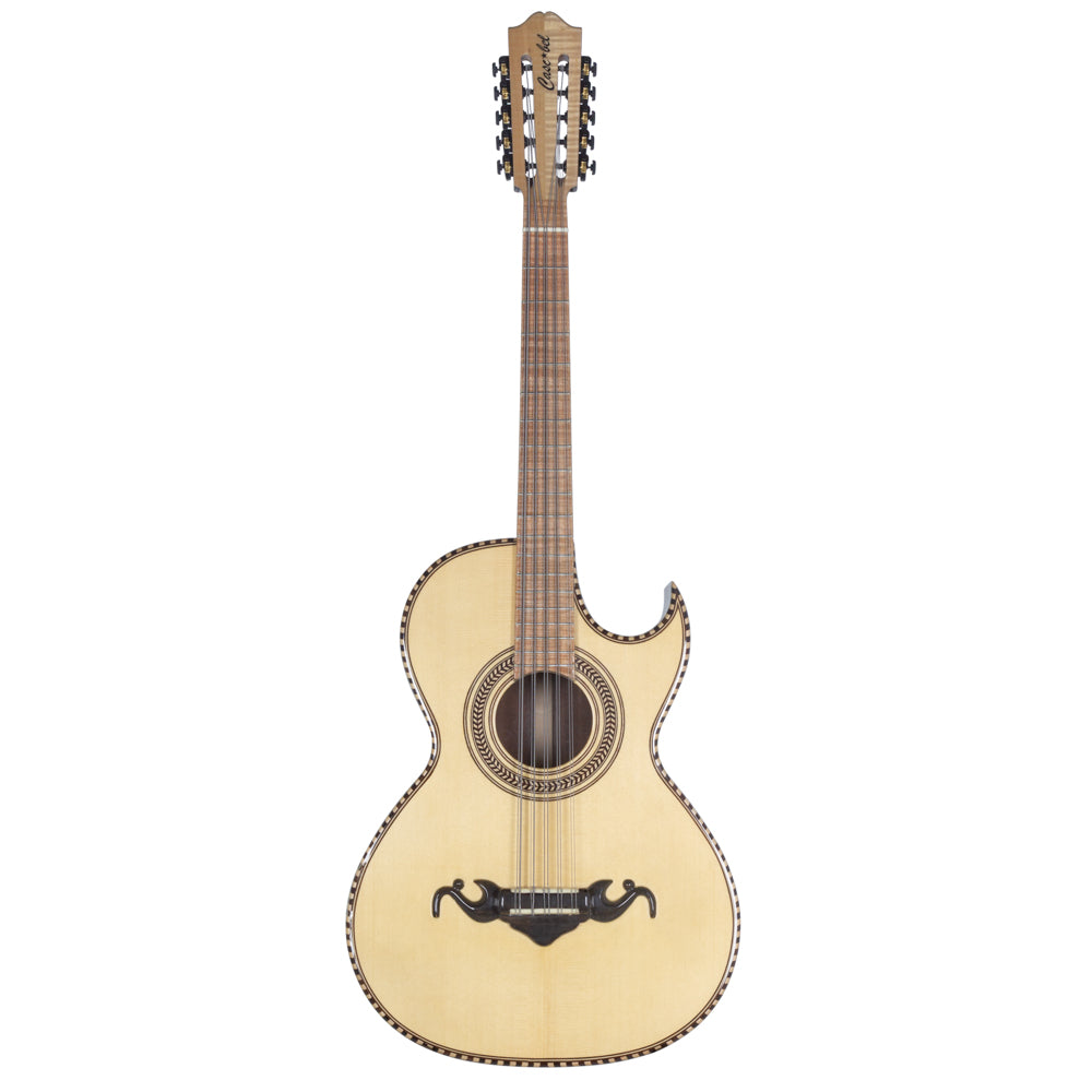 Cascabel Bajo Quinto Natural Brown Wood-Bajo Quinto-Cascabel- Hermes Music