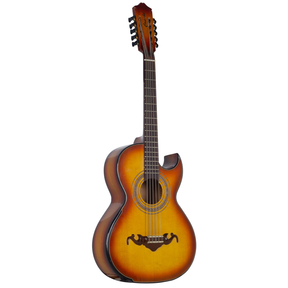 Cascabel Bajo Quinto Orange Sunburst-Bajo Quinto-Cascabel- Hermes Music