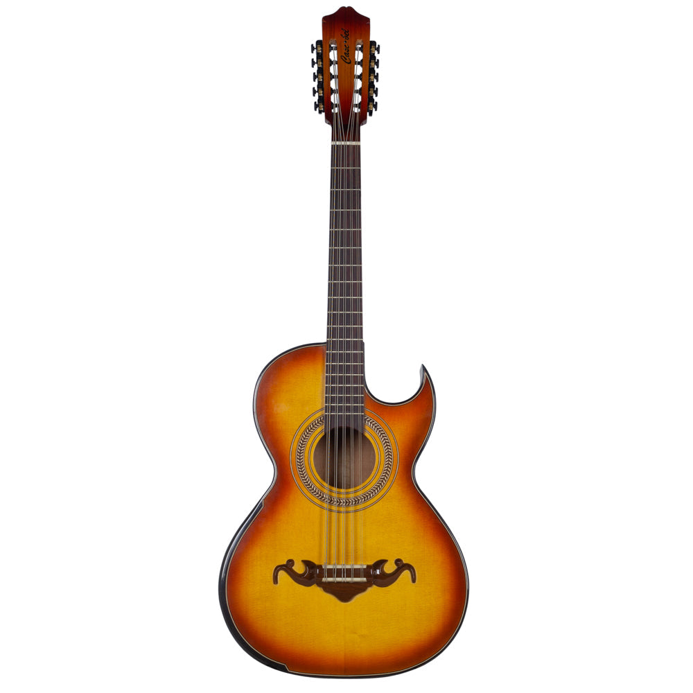 Cascabel Bajo Quinto Orange Sunburst-Bajo Quinto-Cascabel- Hermes Music