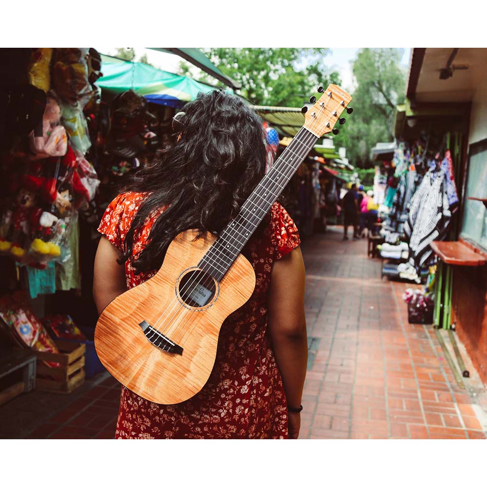 Cordoba Mini II FMH, Flamed Mahogany, Small Body, Nylon String Guitar-guitar-Cordoba- Hermes Music