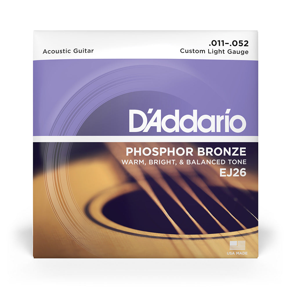 D'Addario EJ26 Light Phosphor Bronze Acoustic Guitar Strings