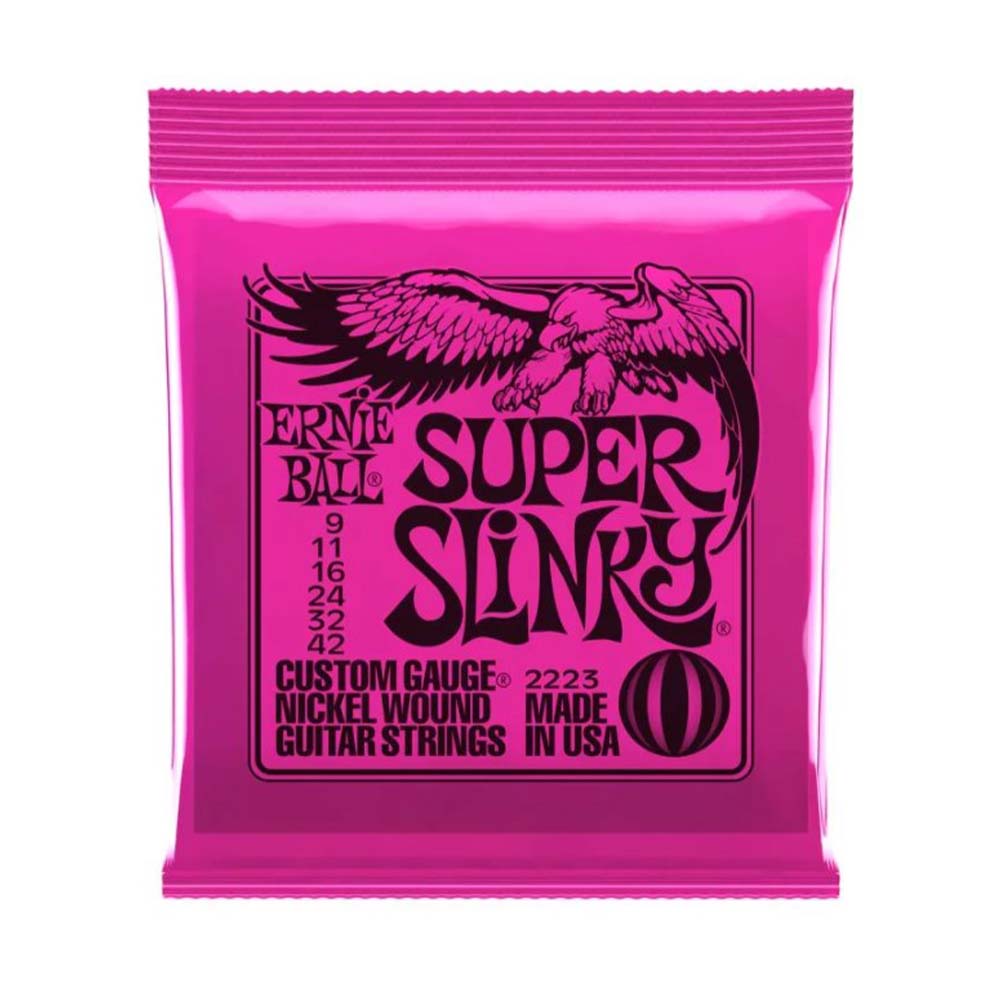 Ernie Ball 2223 Super Slinky Nickel Wound Electric Guitar Strings-accessories-Ernie Ball- Hermes Music