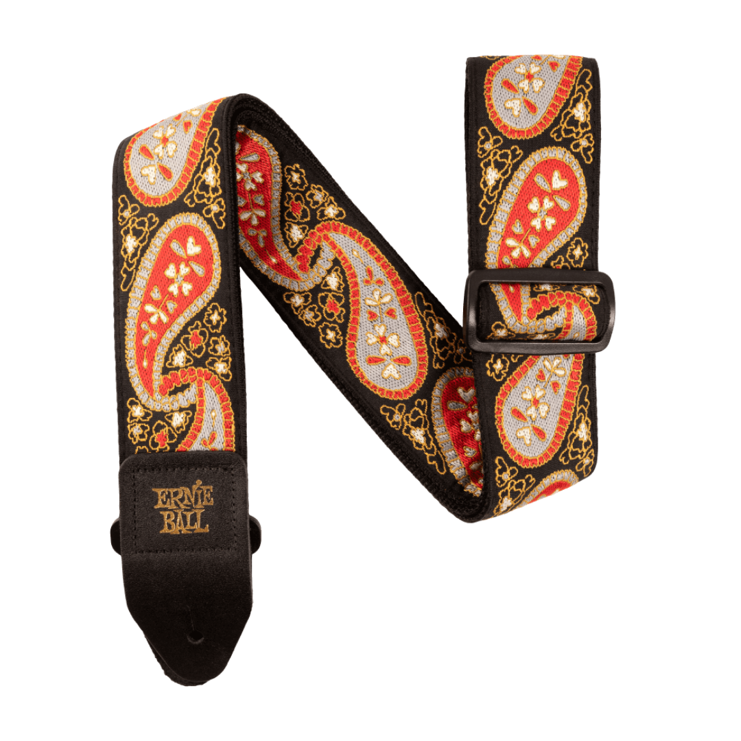 Ernie Ball P04696 Classic jacquard Guitar Strap/Bass Strap - Midnight Paisley-Guitar Accessories-Ernie Ball- Hermes Music