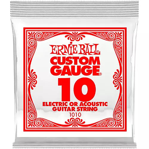 Ernie Ball PO1010 .010GA Single Electric String-Guitar Accessories-Ernie Ball- Hermes Music