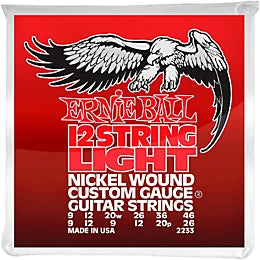 Ernie Ball PO2233 Nickel 12-String Light Electric Guitar Strings-Guitar Accessories-Ernie Ball- Hermes Music