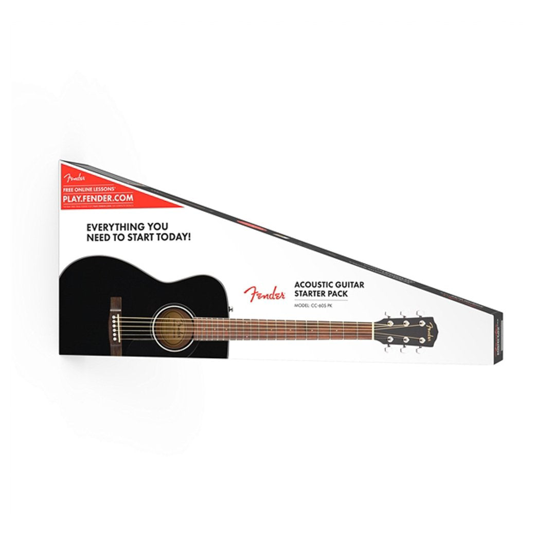 Fender CC-60S Acoustic Concert Guitar Pack-guitar-Fender- Hermes Music