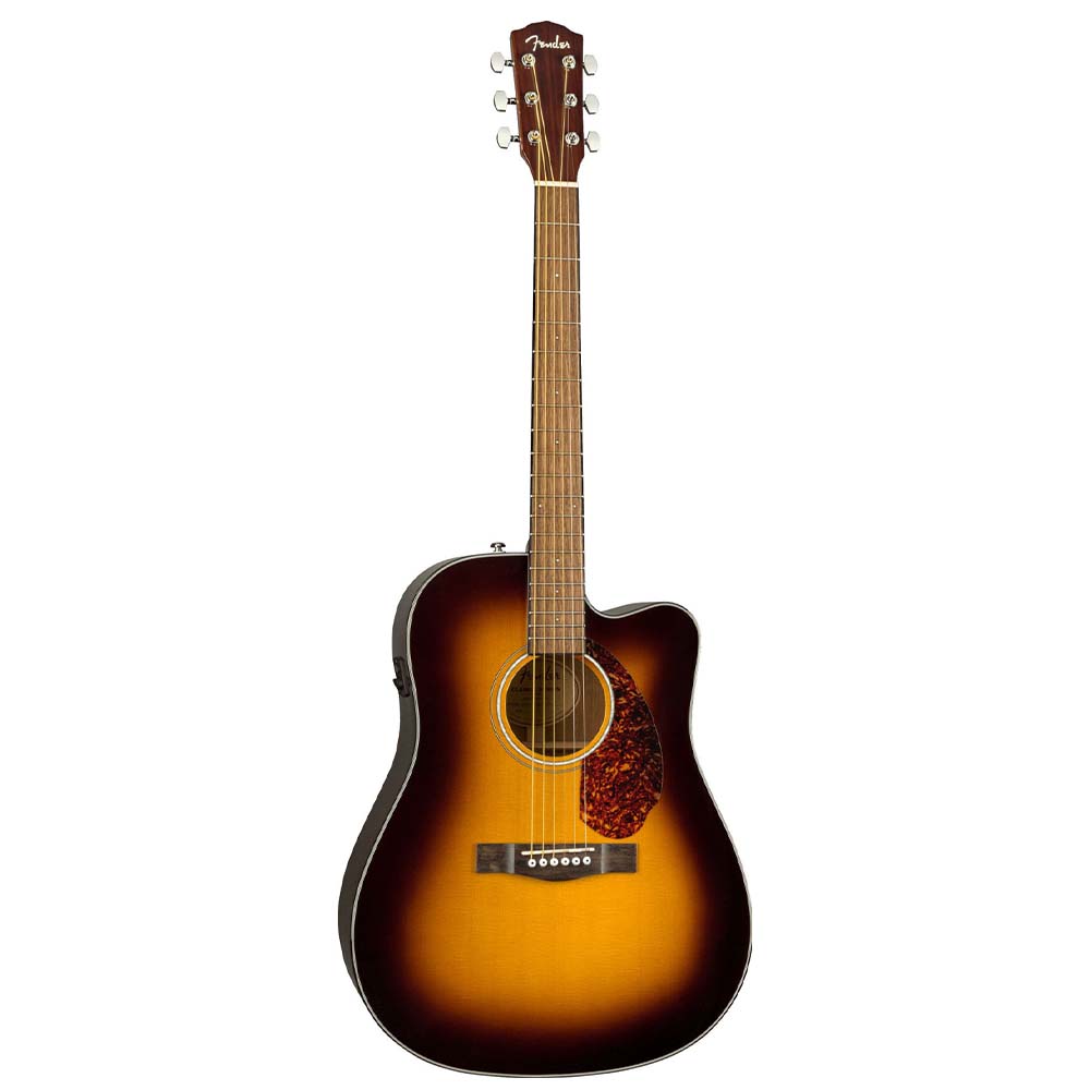 Fender CD-140SCE Dreadnought Acoustic Electric Guitar Sunburst-guitar-Fender- Hermes Music