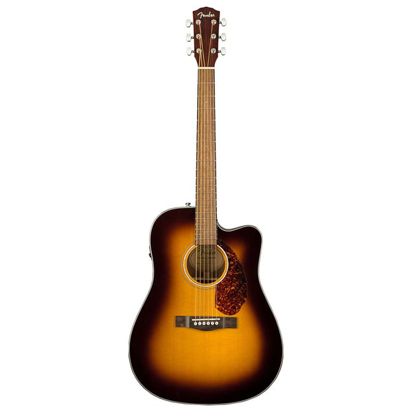 Fender CD-140SCE Dreadnought Acoustic Electric Guitar Sunburst-guitar-Fender- Hermes Music