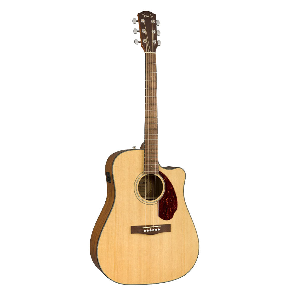 Fender CD-140SCE Dreadnought Acoustic/Electric Guitar Natural-guitar-Fender- Hermes Music