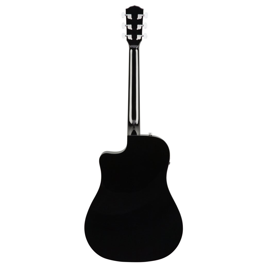 Fender CD-60SCE Acoustic/Electric Dreadnought Black Guitar guy-guitar-Fender- Hermes Music