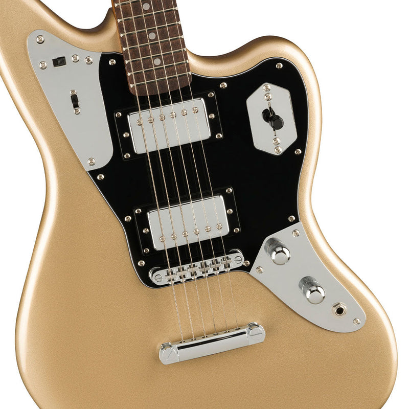 Fender Contemporary Jaguar HH ST Gold-guitar-Fender- Hermes Music