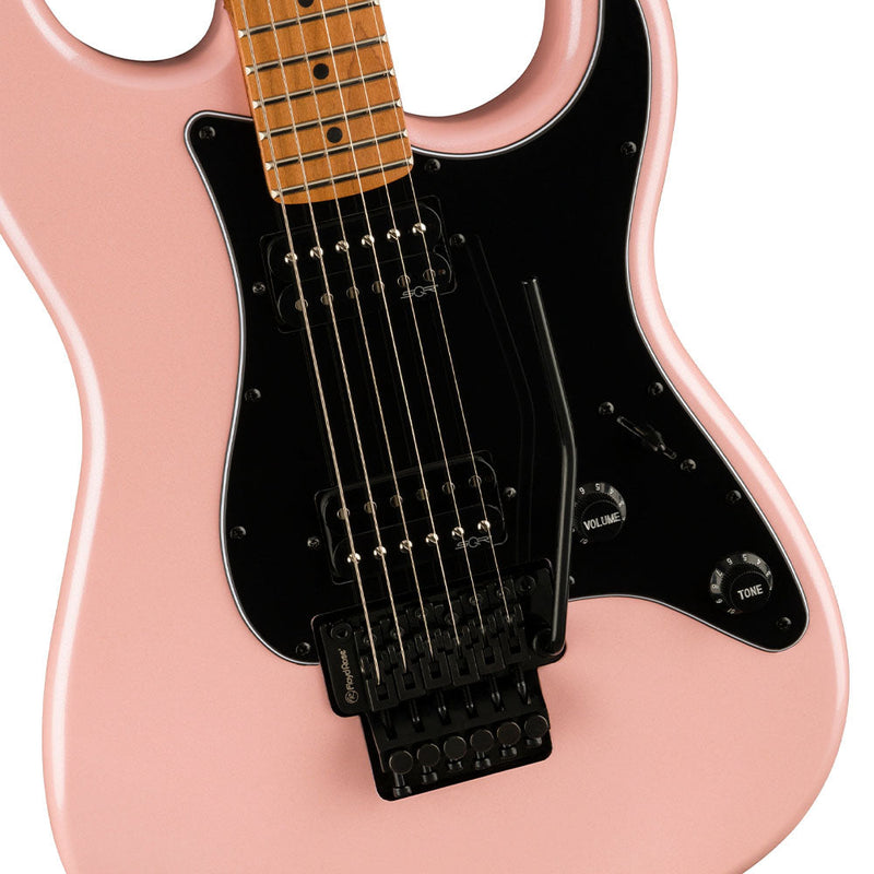 Fender Contemporary Stratocaster HH FR Pink-guitar-Fender- Hermes Music