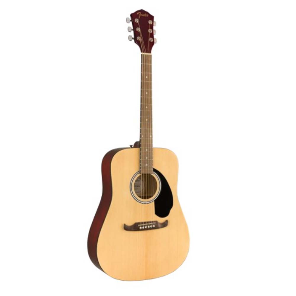 Fender FA-125 Dreadnought Acoustic Guitar Walnut Natural-guitar-Fender- Hermes Music